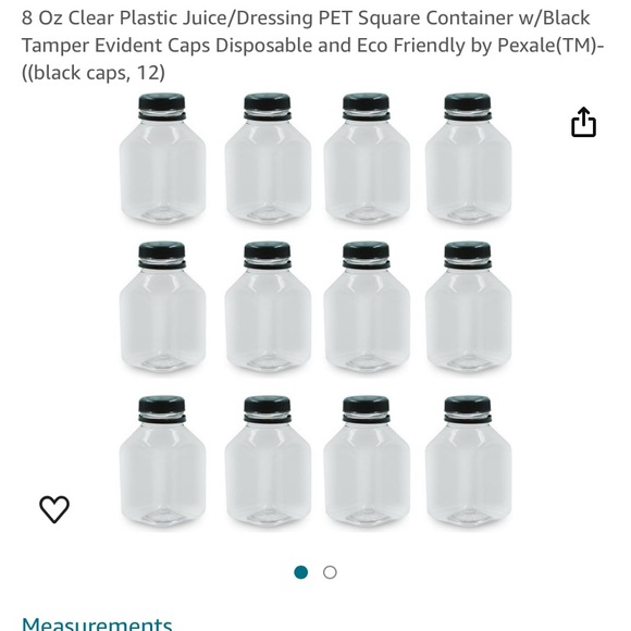 Meal Prep Mini Water or Juice Bottles Plastic - Picture 2 of 3